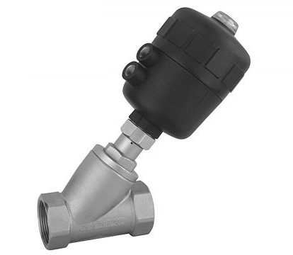 气动内螺纹角座阀